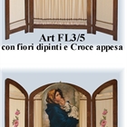 Fondale in legno a 3 ante