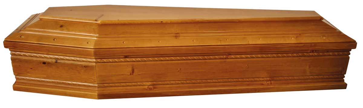 Cofano in legno di pino di classe B Cofano in legno di pino di classe B