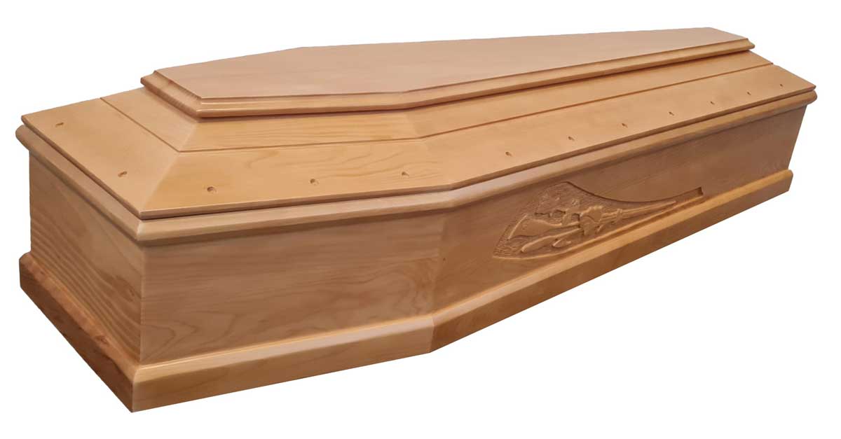 Cofano in legno di abete senza nodi Cofano in legno di abete senza nodi